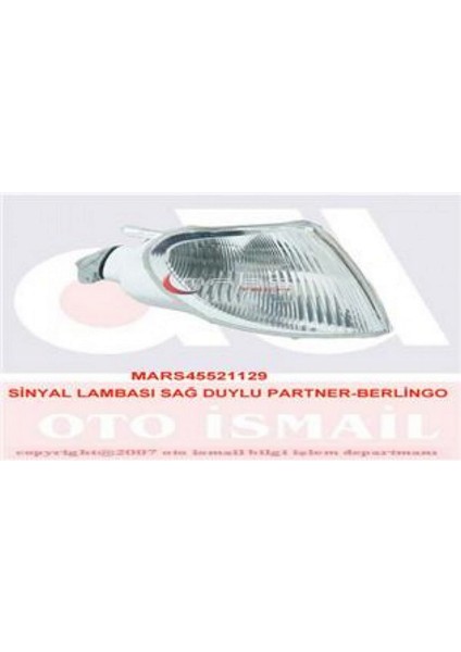 Sinyal Lambasi [ Sağ Duylu Peugeot Partner 1996-2002 ] Gnzrz