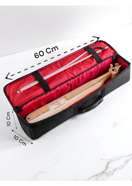 Profesyonel Gigbag Kemençe Kılıfı - Gri Renk - Su Geçirmez