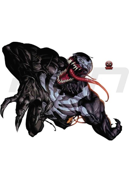 Marvel Venom Araba,motosiklet,kask,laptop,cam,telefon Sticker