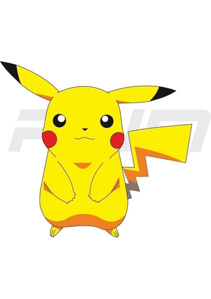 Pokemon Pıkachu Araba,motosiklet,kask,laptop,cam,telefon Sticker