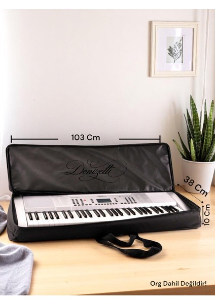 Siyah Softcase Org Taşıma Çantası ve Koruma Kılıfı 97x38x14 Ölçülerinde