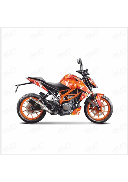 Ktm Duke Gen2 Graphic Sticker Kit Set