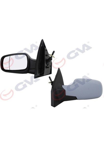 Diş Dikiz Aynasi Sol Clio 06 Mekanik Isitmali Astarli Asferik 2 Fiş VM-6136PAL Gnzrz