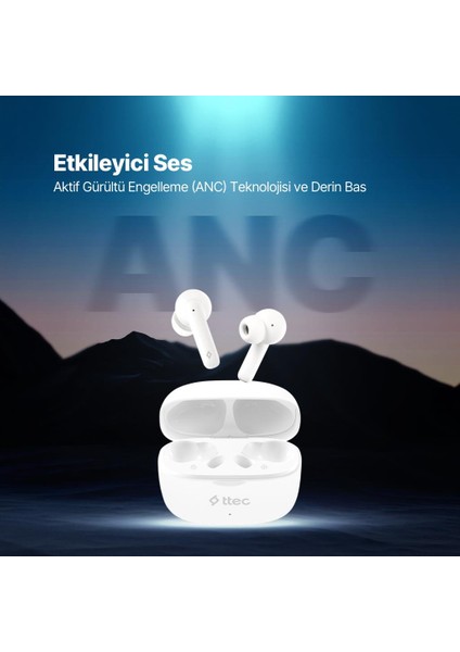 Airbeat Pro Anc Gerçek Kablosuz Tws Bluetooth Kulaklık 2KM154