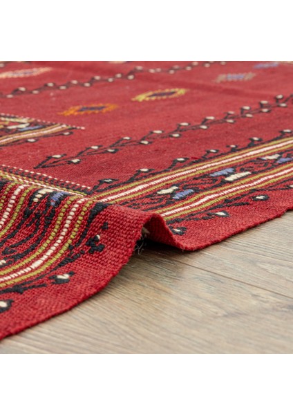Birgos Anahtar Motifli Yün Kilim 164X225 cm fırsatları