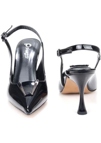 Pisagor PS-32170 7 cm Topuklu Kadın Stiletto Abiye Ayakkabı modelleri