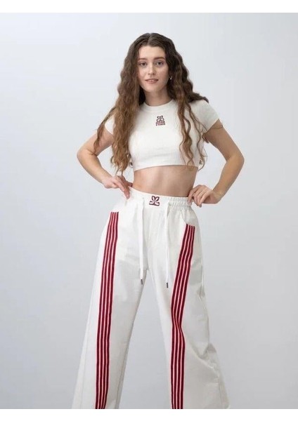 Kız Çocuk Fitilli Yarım Kollu Crop T-Shirt indirimleri