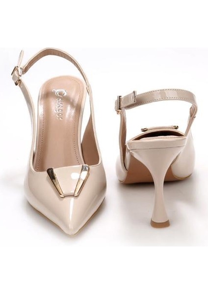 Pisagor PS-32170 7 cm Topuklu Kadın Stiletto Abiye Ayakkabı modelleri