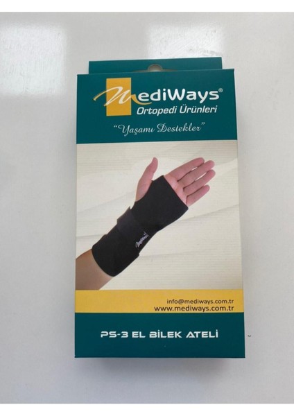 Destekli El Bilekliği, Karpal Tünel ve Demirli Bileklik, Sağ Yön