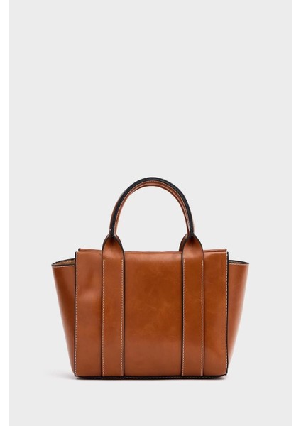 Kadın Mini Tote Vegan Deri El Çantası Gold Toka Günlük ve Iş Trend Tasarım Modern Stil Mükemmel Uyum indirimleri