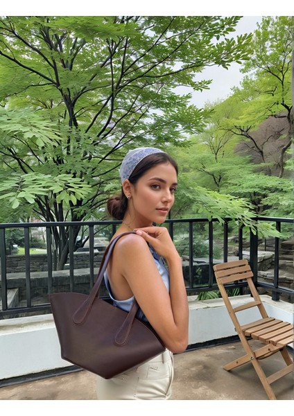 Kadın Modern Kesim Suni Deri Shopper Çanta El ve Omuz Kullanımı Için Mükemmel Uyum Mükemmel Uyum fiyatları