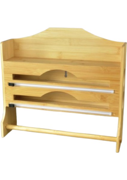 Bambu İkili Rulo Folyoluk - Kahverengi - 40x27 cm modelleri