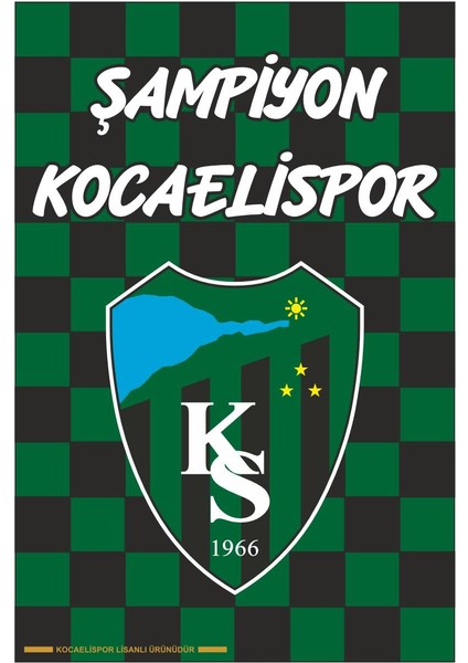 Lisanslı 100X150 Balkon Bayrak Karo