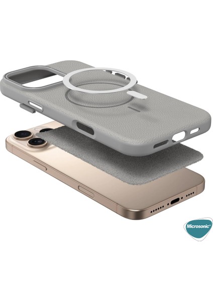 Apple iPhone 15 Kılıf Magleather Pro Lila