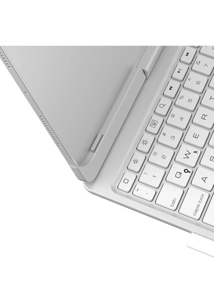 Ipad Pro 11 (2024) F11 Ats Kılıf Magic Dönen Klavyeli Tablet Kılıf - Gümüş Inslm