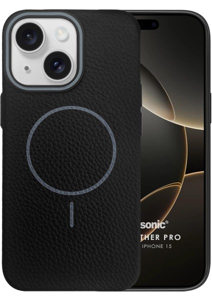Apple iPhone 15 Kılıf Magleather Pro Siyah fiyatları