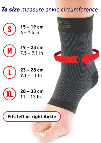 Hava Akışlı Ayak Bileği Desteği Small Beden Standart Yön