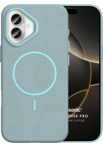 Apple iPhone 16 Plus Kılıf Magleather Pro Mavi