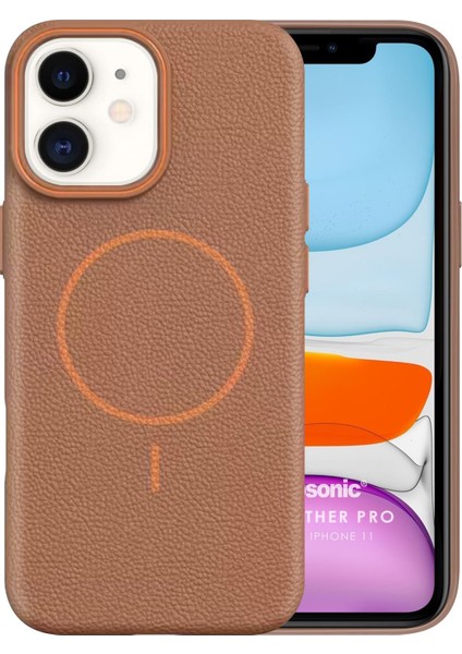 Apple iPhone 11 Kılıf Magleather Pro Kahverengi fiyatları