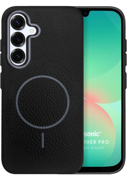 Samsung Galaxy A26 Kılıf Magleather Pro Siyah