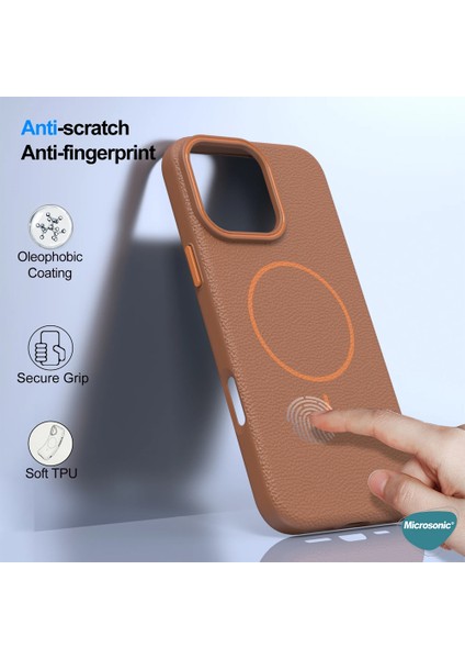 Apple iPhone 16 Pro Max Kılıf Magleather Pro Siyah