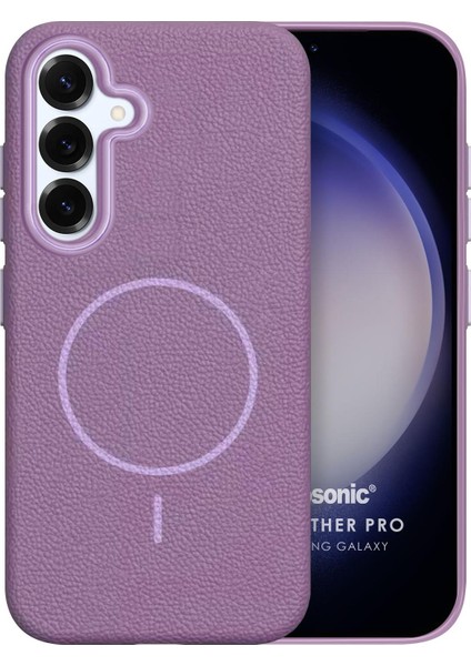 Samsung Galaxy S24 Fe Kılıf Magleather Pro Lila