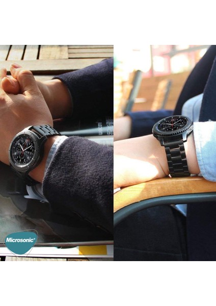 Samsung Galaxy Watch Ultra Metal Stainless Steel Kordon Gümüş