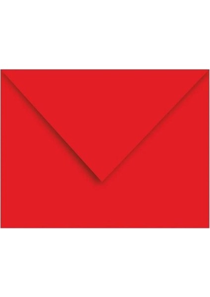 24 Adet 13*18 Kırmızı Davetiye Lüks Tebrik Kartı Mektup Mühür Cüzdan Büyük Kapasiteli Zarf
