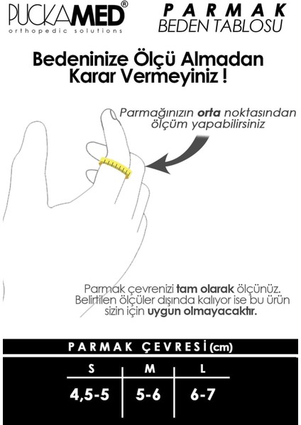Kurbağa Parmak Ateli-m Standart Beden M, Yön: Standart modelleri