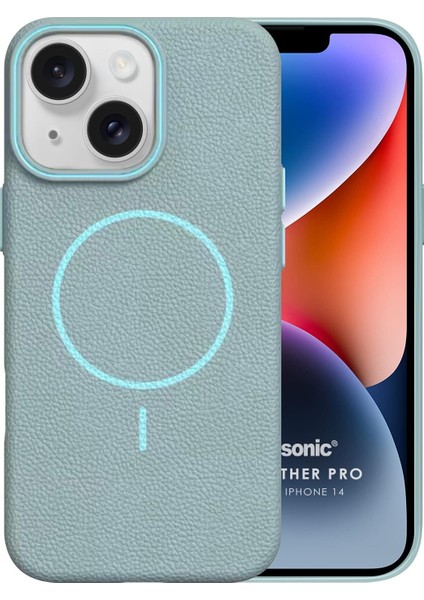 Apple iPhone 14 Kılıf Magleather Pro Mavi fiyatları