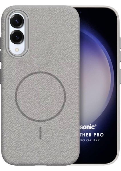 Samsung Galaxy S25 Edge Kılıf Magleather Pro Gri