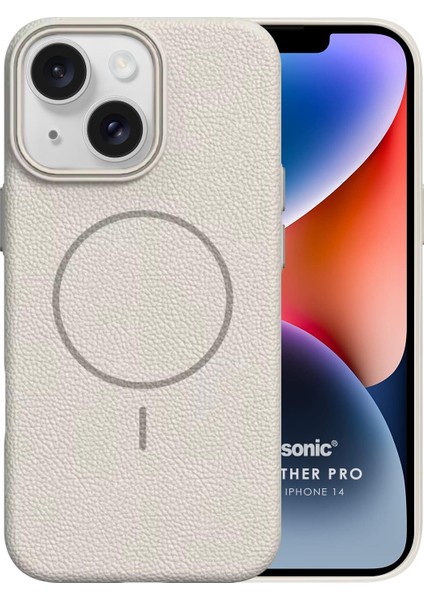Apple iPhone 14 Kılıf Magleather Pro Bej fiyatları