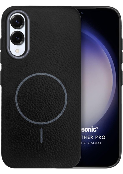 Samsung Galaxy S25 Edge Kılıf Magleather Pro Siyah