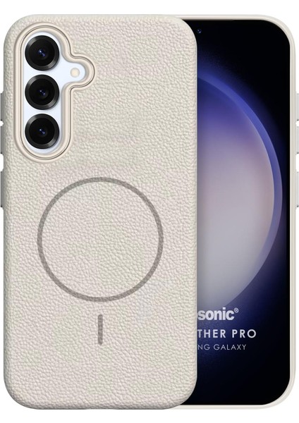 Samsung Galaxy A36 Kılıf Magleather Pro Bej