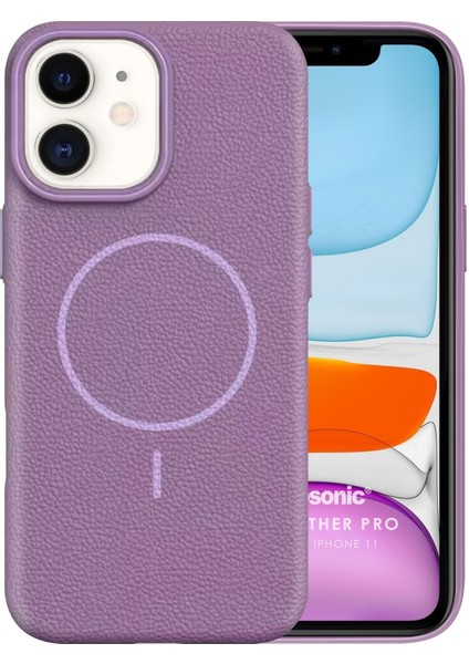 Apple iPhone 11 Kılıf Magleather Pro Lila fiyatları