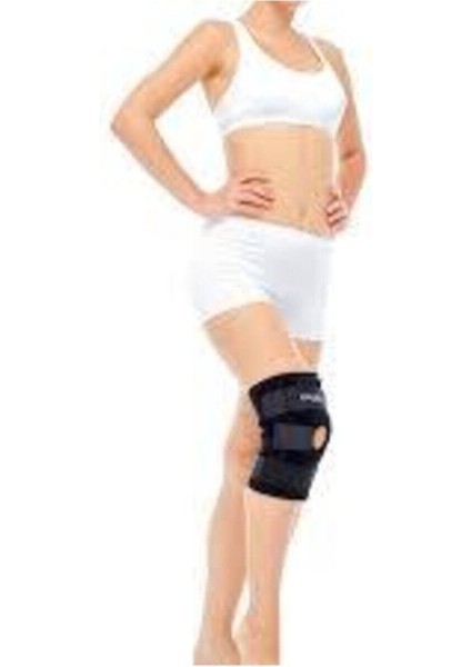 Patella ve bağ destekli, standart beden dizlik, rahat ve dayanıklı kullanım.