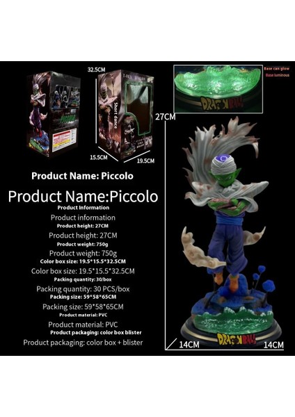 Yedi Dragon Ball Oyun Akını El Yapımı Model Süsler Heykel Hediye (Yurt Dışından)