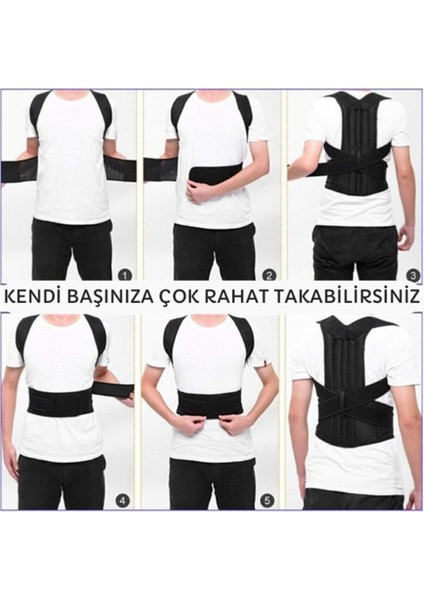 Dik Duruş Korsesi, Bel ve Sırt Destekleyici, Ortopedik, Konforlu ve Rahat Kullanım fırsatları