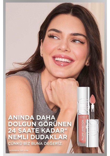 Plump Ambition Hyaluron Lip Oil Besleyici ve Nemlendirici Dudak Parlatıcısı - 490 Berry Jolie