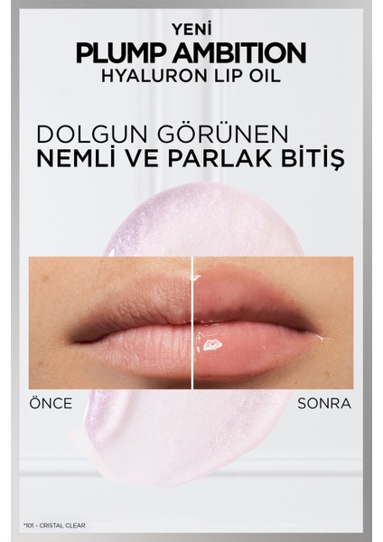 Plump Ambition Hyaluron Lip Oil Besleyici ve Nemlendirici Dudak Parlatıcısı - 490 Berry Jolie
