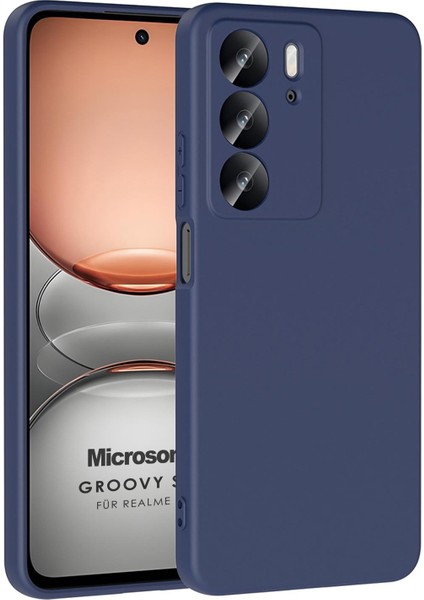 Realme C75 Kılıf Groovy Soft Lacivert