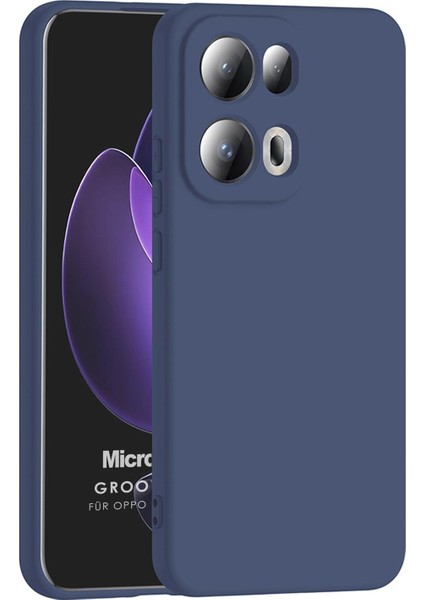 Oppo Reno 13 Pro Kılıf Groovy Soft Lacivert