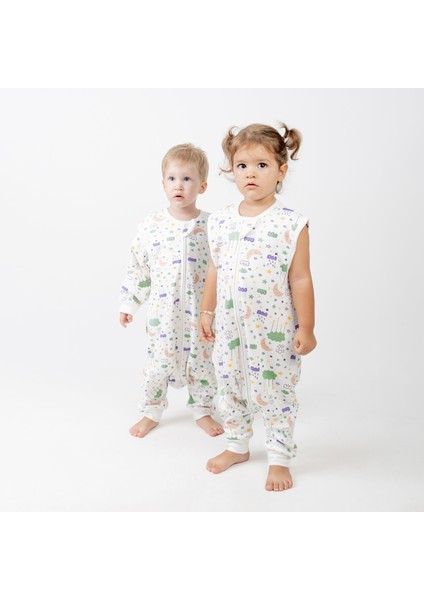 Bebek Uyku Tulumu %100 Doğal Pamuk Çift Kat Özel Kumaş Unisex 1.0 Tog