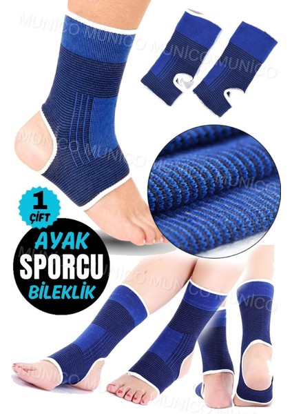 Esnek ve Nefes Alabilir Ayak Bileği Destek Bandı Sporcu Beden: S, Yön: Standart indirimleri