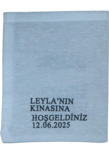 Kına Gecesi Bekarlığa Veda Isim Baskılı Kişiselleştirilmiş Kese 10 Adet fiyatları