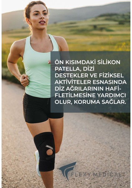 Silikon Patella Destekli Dizlik - (2 Adet) Kas, , , , Sporcu fırsatları