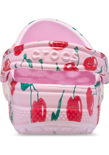 Classic Fresh Fruits Clog Unisex Pembe Günlük Stil Terlik 211008_6ZW indirimleri