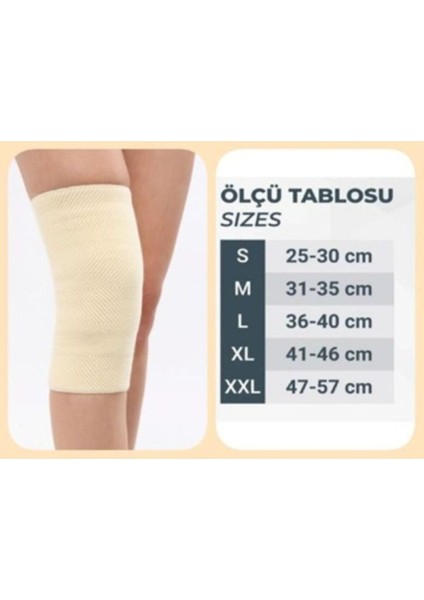 Sıcak Tutan Yün Dizlik 2XL, Ortapedik, Standart, Türkiye Menşei