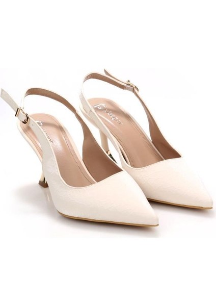 Pisagor PS-32140 7 cm Topuklu Kadın Stiletto Abiye Ayakkabı