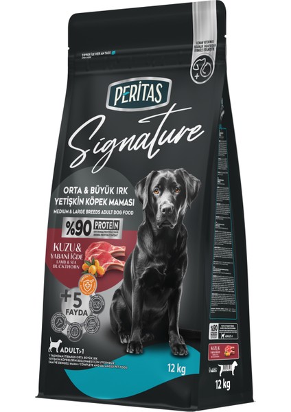 Signature Kuzulu Yetişkin Köpek Orta ve Büyük Irk - 12 kg